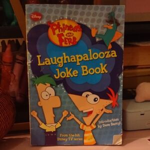 Disney Phineas and Ferb Laughapalooza Joke Book - Blue